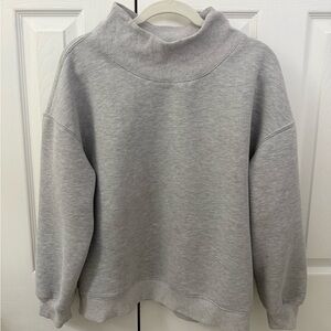 Amazon Gray Mockneck Sweatshirt